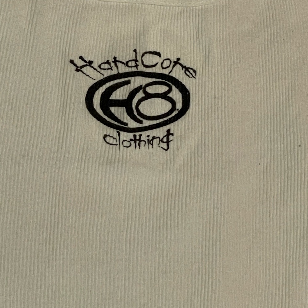 HardCore H8 Clothing White “Beater” Top